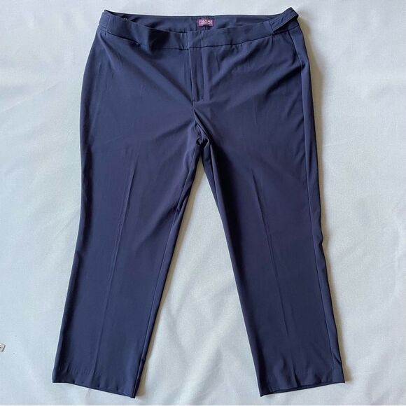 Roz & Ali The Signature Fit Navy Blue Dress Pants Women’s Size 22 - Picture 1 of 11